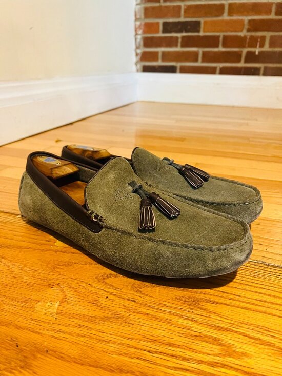 UGG Men\'s Marris Tassel Loafers Suede Leather Shoes 1017319 Size 13 main image 14